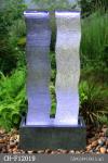 Ornamental 2 Columns Cast Stone Water Fountains