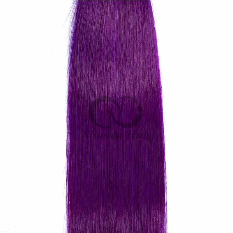 #T1B/Purple Straight Remy Human Hair Bundles Sew In Weave Bundles Brazilian Bundle Deals