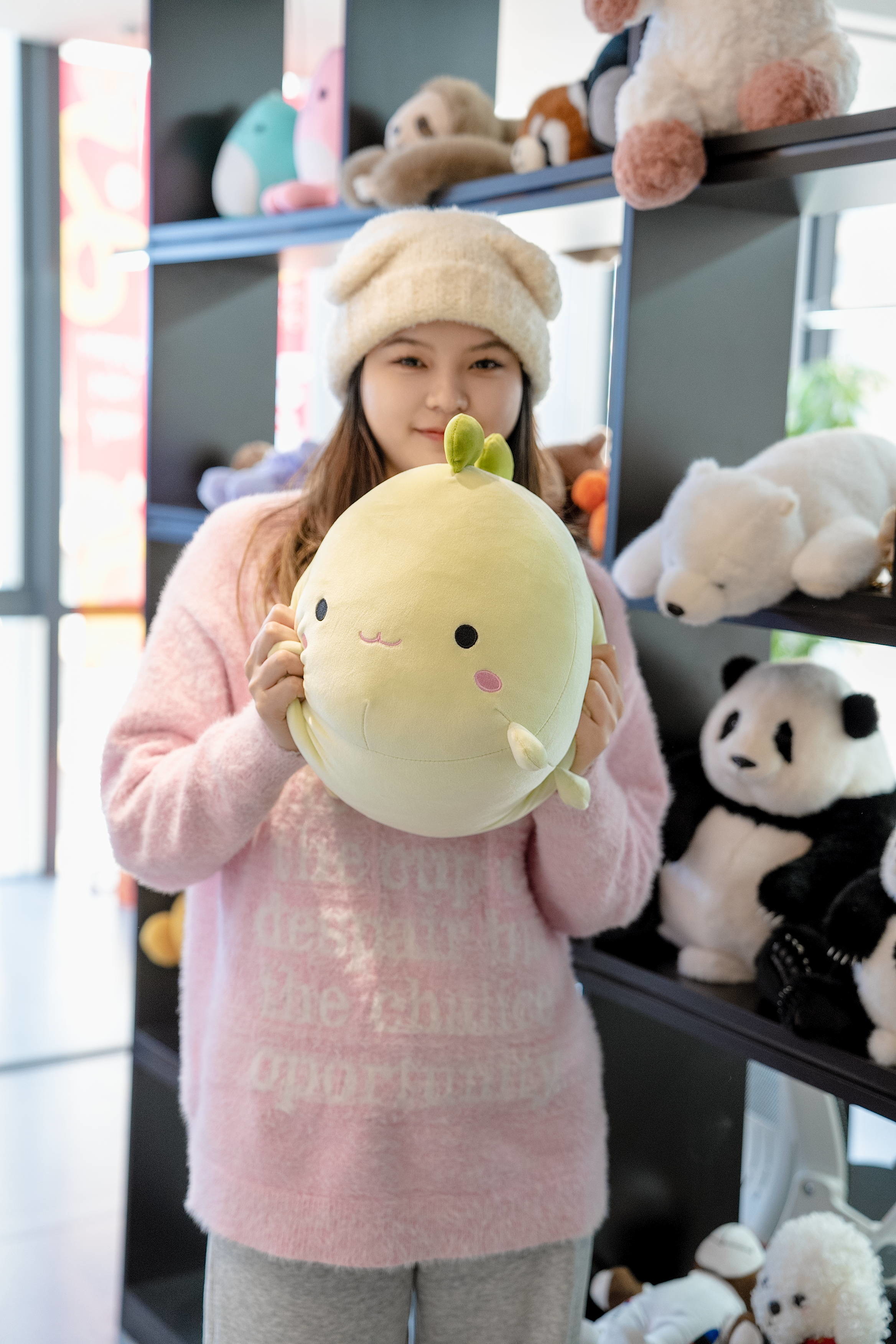 Fluffy Stuffed Pillow Plush Super Soft Decompressed Dinosaur Plush Pillow Low MOQ