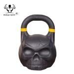Competition Powder Painting Iron Skull Kettlebell / Power Training Skull