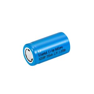 Quality Cylindrical 16310 Lithium Ion Reachargeable Battery 3.6V 550 Mah For Replacement Of Size CR123 wholesale