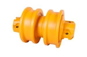 Quality ISO9001 Certified D6 Bulldozer Track Roller Customized Size Yellow Color wholesale