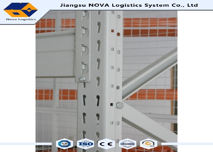 Cold Rolling Steel Longspan Racking With Steel Plywood Deck , Light Duty Rack