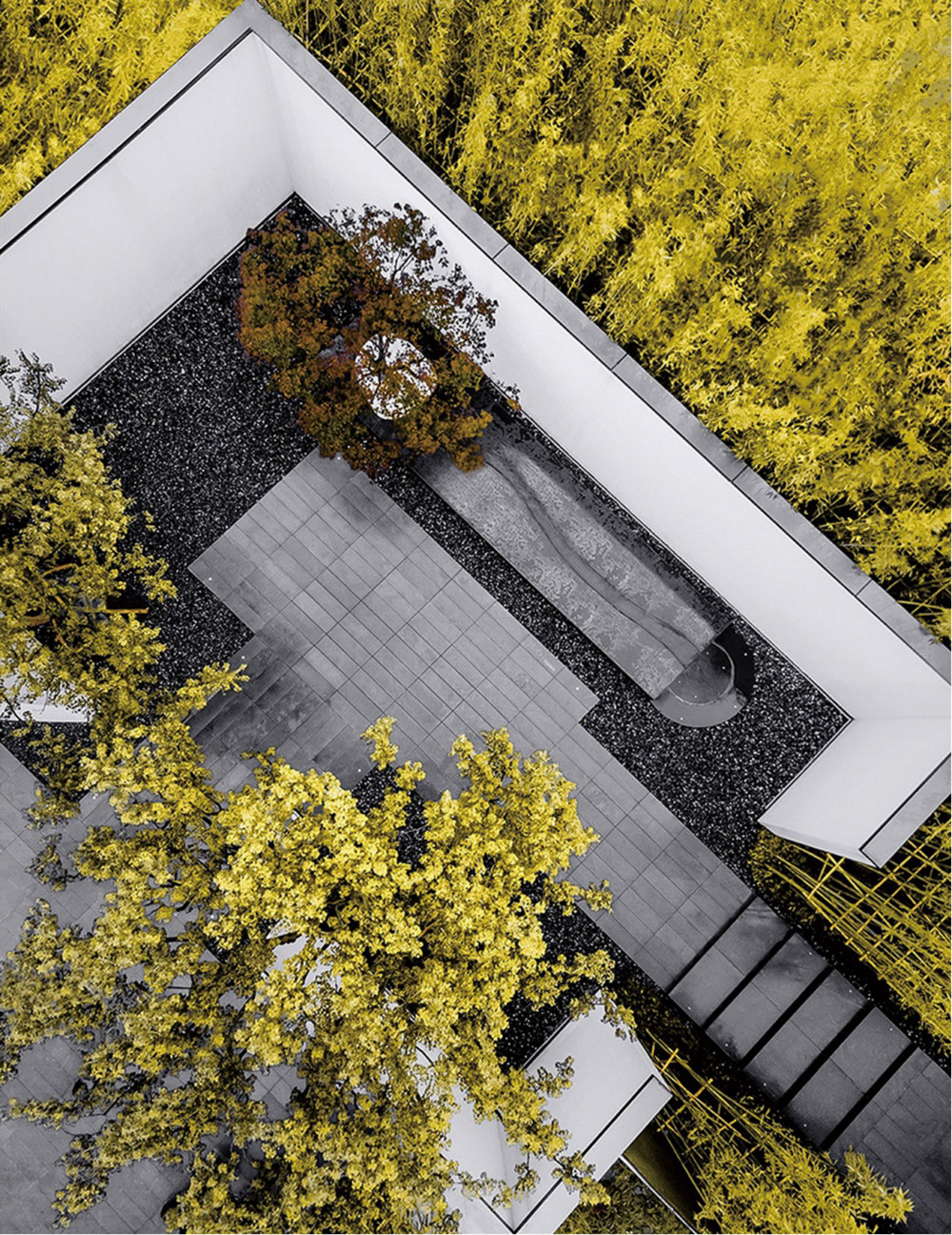 Durable Black 1200x600x15mm Flamed Surface Outdoor Floor Paving Tile For Courtyard