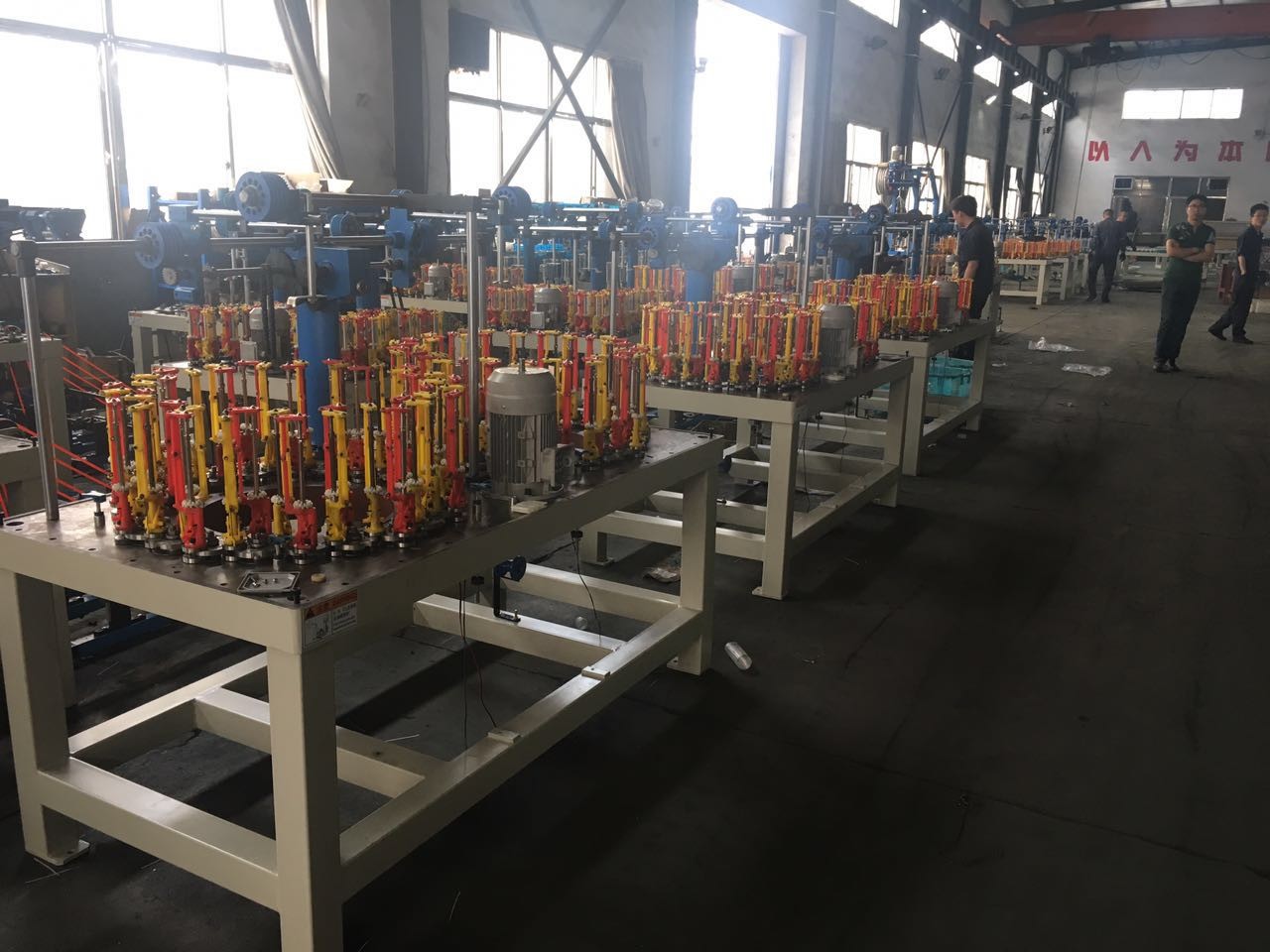 Factory sell advanced technoligy 9 spindle high speed braiding machine with low price