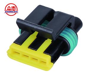 Quality 4 Pin Weatherproof Automotive Electrical Connectors IP69K Watertight Wire Connectors wholesale