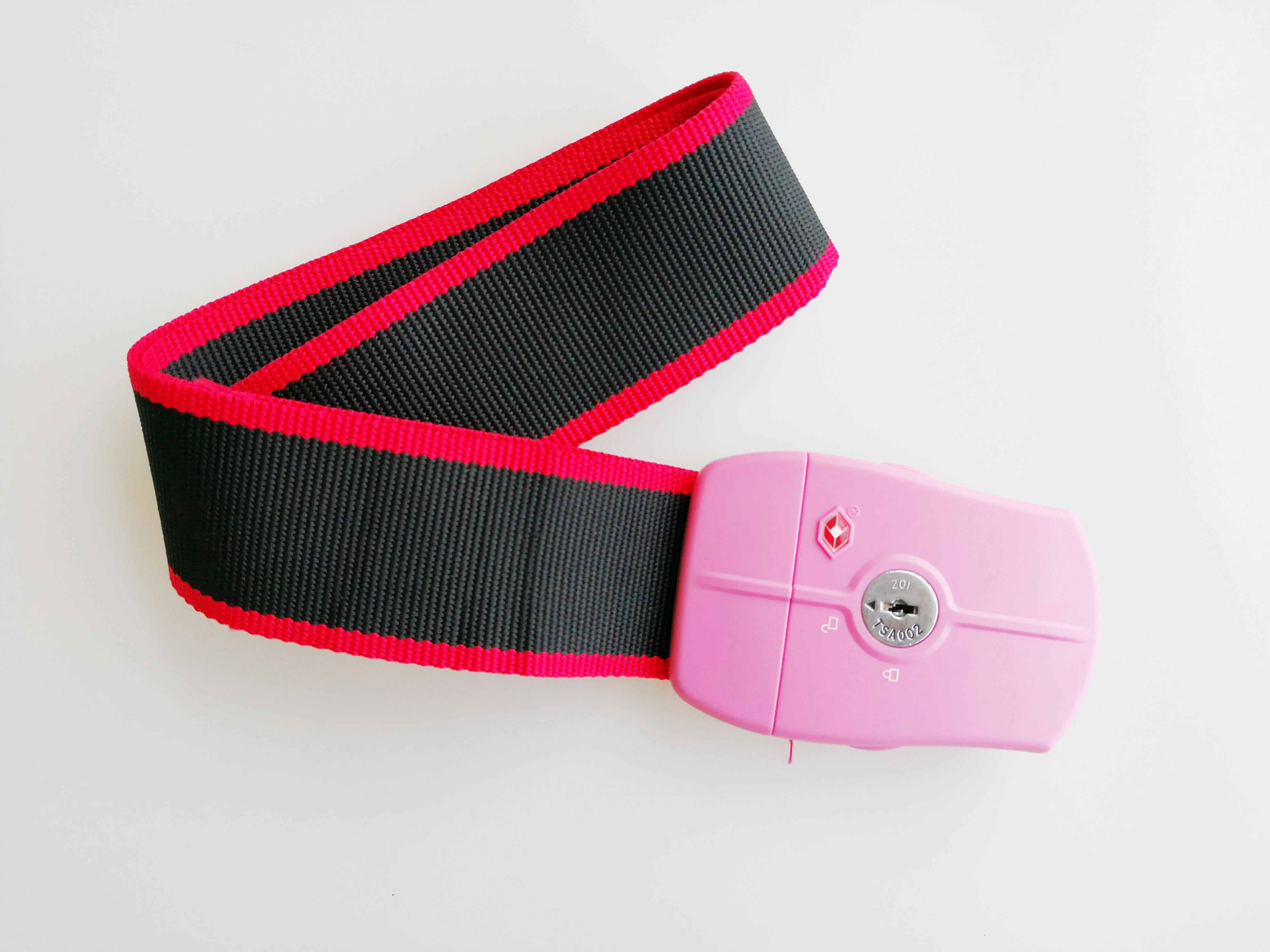 Personalized TSA Luggage Strap Lock TSA 319B 79.6g PC Material With 3 Dials