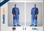 Breathable Disposable Protective Gowns For Hospital / Chemical / Beauty Industry
