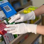 Safety Non Powdered Latex Gloves Excellent Fit Rolled Cuff Non Sterile