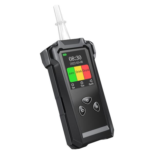 145g Police Alcohol Breathalyzer Test Machine With 1500mAh Rechargeable Lithium