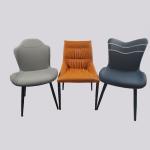 Antique Design Restaurant Comfy Leather Dining Chairs 7kgs
