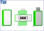360 Rotating Plastic Body Metal Chip 64GB USB Flash Drive Free Keychain