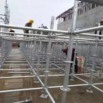 Mobile Double Coupler Steel Welded Pipe 0.8mm - 12.75mm Multipurpose Scaffolding
