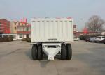 Steel Drawbar Design Full Trailer For Heavy-Duty Cargo And Wood Transportation
