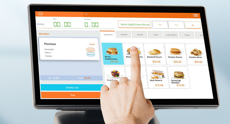 Fashion Design Tablet Multi Os Pos Cash Register Pos System Machine with SDK Function