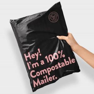Quality Self Seal 100% Compostable Poly Mailer Bags Biodegradable Shipping Bags For Clothing wholesale