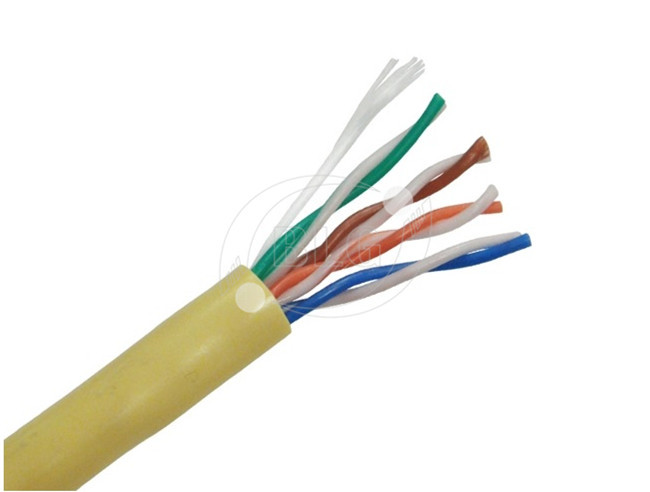 Telecommunication Cat5e Internet Cable Solid Stranded 24AWG 26AWG Full Copper