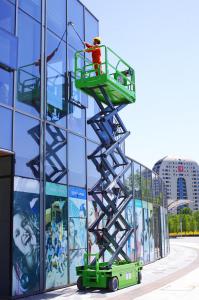 Quality Automatic Scissor Lift Small Size 8m Electrical Driving 230kg Aerial Working Platform wholesale