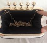 Europe and the new female eyes smiley shoulder diagonal hand evening bag