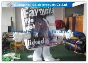 Quality Customized White Inflatable Horse Costume For Adults With Arms Legs For Shows wholesale