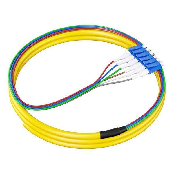 HXCOWO 6 Color SM 9/125 Fiber Pigtails 0.9mm G657A G652D 1.5M LC/UPC Fiber Optic