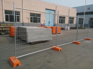 China OEM Heat Treated 2.4m Width Temp Construction Fence on sale