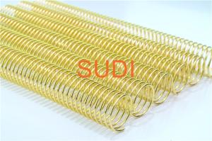 China 7/8'' 22.2mm 35 Ring A4 Length Metal Spiral Binding Coil For Text Book on sale