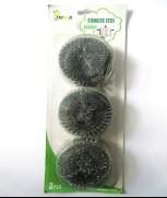 Quality AISI 410 Galvanised Stainless Steel Pot Cleaner , Anti Mildew Metal Scrub Pad wholesale