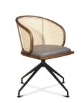 Mid Back PU Rattan Office Chairs