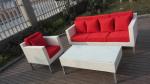 4pcs Outdoor rattan sofa set