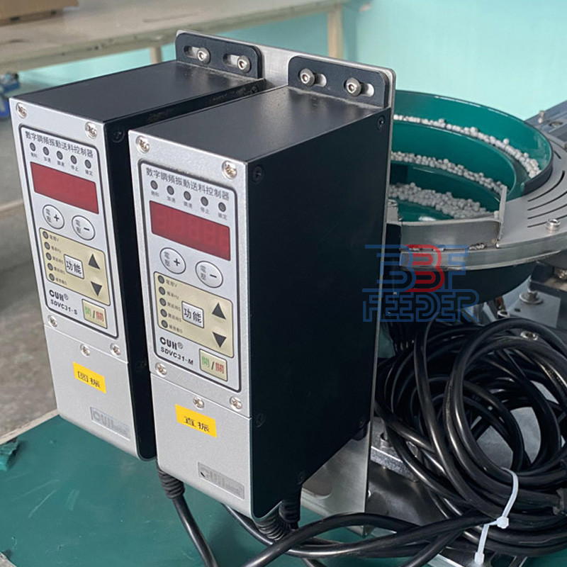 500W Afag Controller Vibratory Bowl Feeder For Customized Screw Caps Capsule Nut Particle