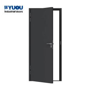 Quality NFPA 252 Residential Fire Rated Steel Door 50mm Leaf RAL Color With Smart Lock wholesale