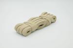 White Knitted Rubber Band Braided Elastic Cord OEKO-Tex