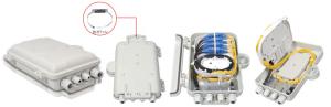 Quality Wall / Pole-mounted Optical Fiber Distribution Box 12PCS SC / LC wholesale