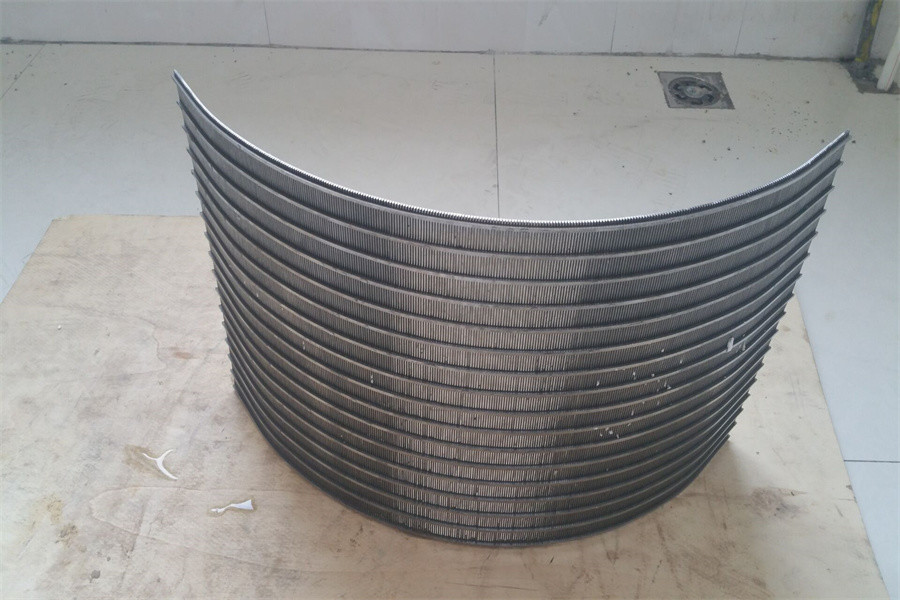 Wedge Wire Support Wire Flat Bed Panels Height 4.5X 5.5mm and Profile Wire 2.3*3.5mm