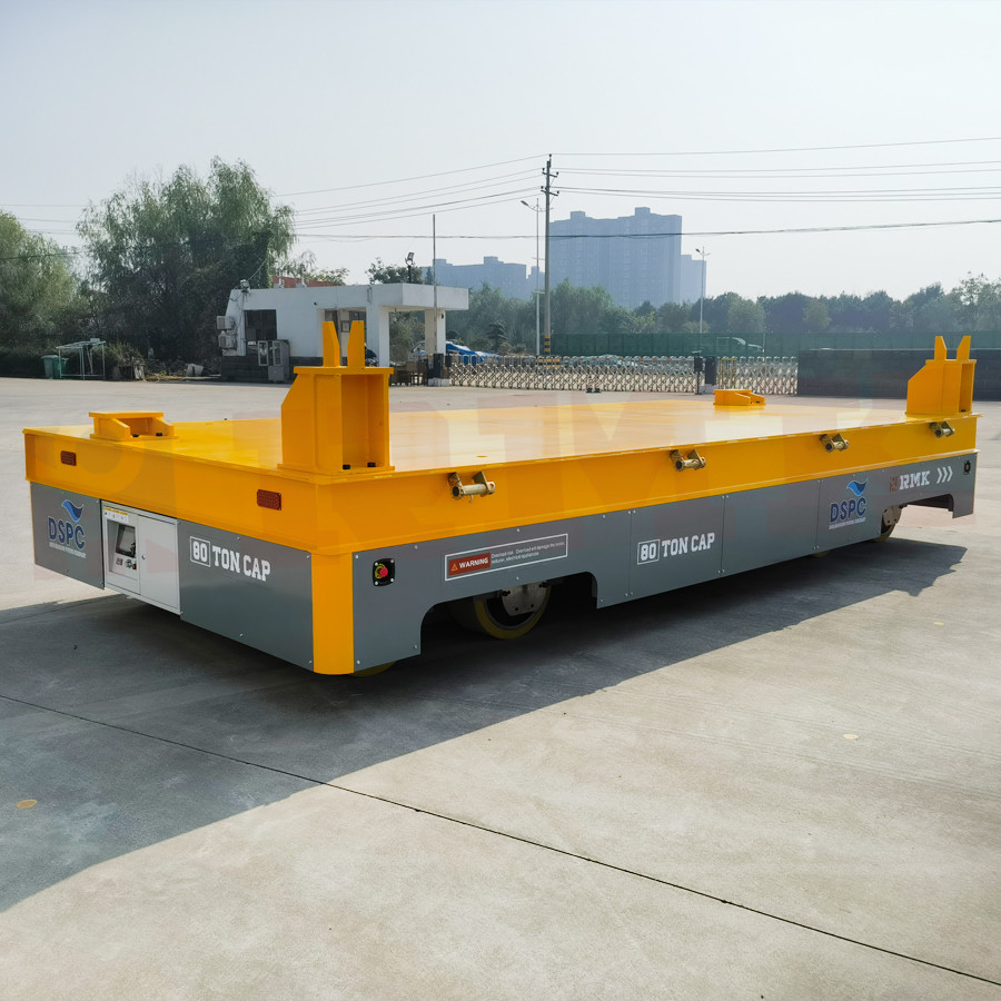 Heavy Duty 80 Tons Material Hydraulic Turning Battery Transfer Cart