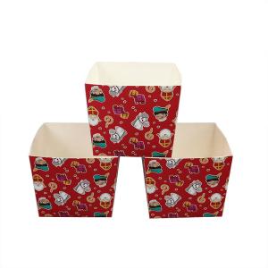 Quality Disposable 300gsm Cupcake Square Paper Baking Cups wholesale