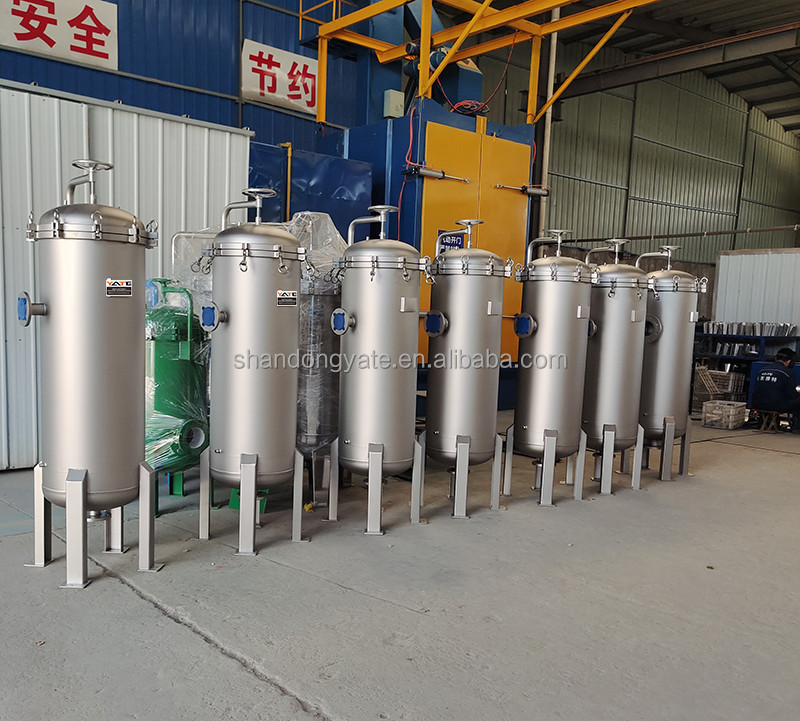 Stainless Steel High Flow Cartridge Filter Housing Precision Cartridge Water Filter Housing