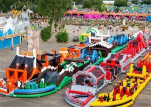 Quality 3 years Guaranteed Adrenaline Rush Extreme Inflatable Obstacle Course wholesale