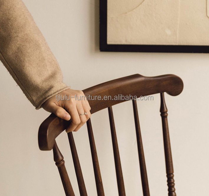 NO Folded Y Mail Packing Solid Wood Dining Chair Luxury Nordic Style Perfect for Dining Room