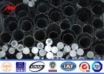 Outdoor 4mm Polygonal 12m Steel Transmission Poles Galvanization