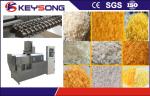 Snacks Food Extruder With Heating System , Bread Crumb / Corn Puff Extruder