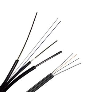 Quality Single Mode FTTH Indoor Outdoor Drop Optical Fiber Cable For Access Network Armoured Fiber Optic Drop Cable wholesale