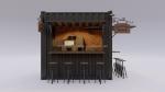 Customized Color 10ft 20ft Prefabricated Steel Home Tiny City Shop Container