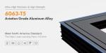 High Grade Aluminum Sliding Doors Waterproof with High End Hardware