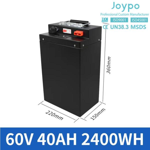 60V Electric Scooter Lithium Battery 20AH 30AH 40AH 50AH For 2 / 3 Wheels