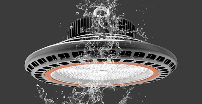 300W High Bay Led Lamp Round 45000lm Led High Bay Lights For Supermarket