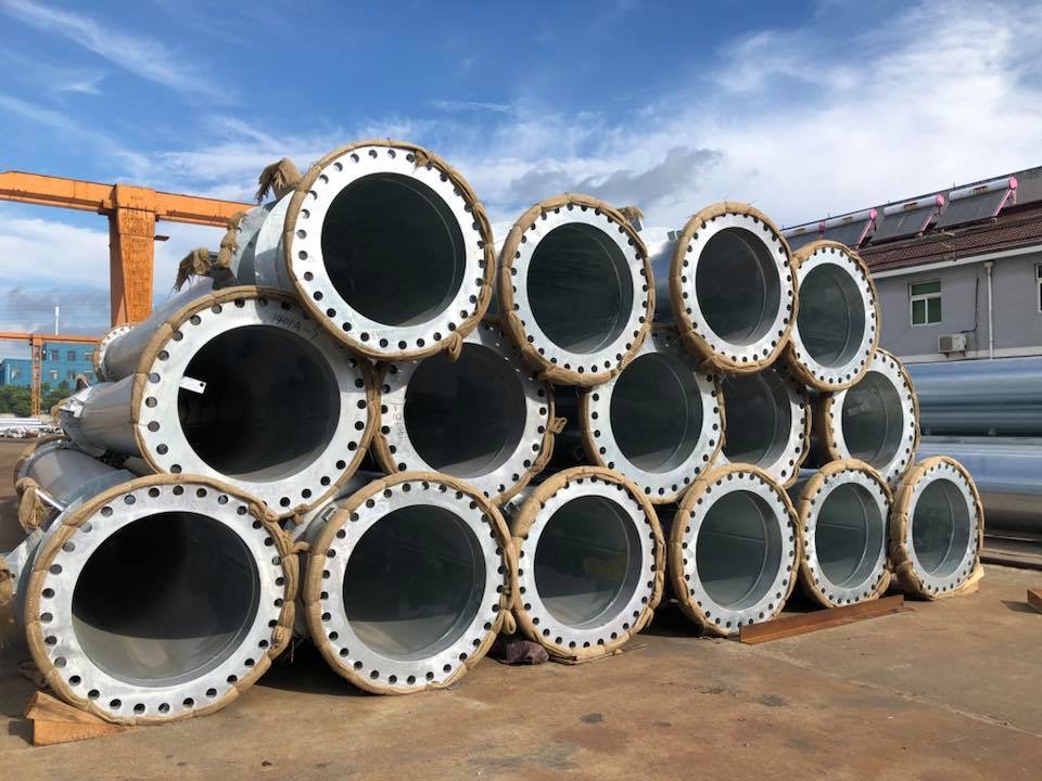 65FT 70FT 75FT 80FT Sturdy and Versatile Steel Power Pole for Industrial Power Distribution Requirements