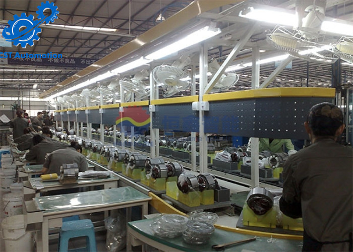 Three Phase Motor Assembly Line 380V / 415V With High Speed Conveyor Systems