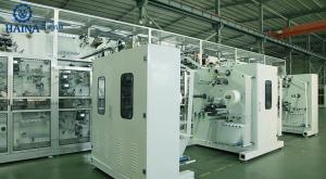 Quality 320KW 500pcs/Min Elastic Ear T Shape Diaper Manufacturing Machine wholesale